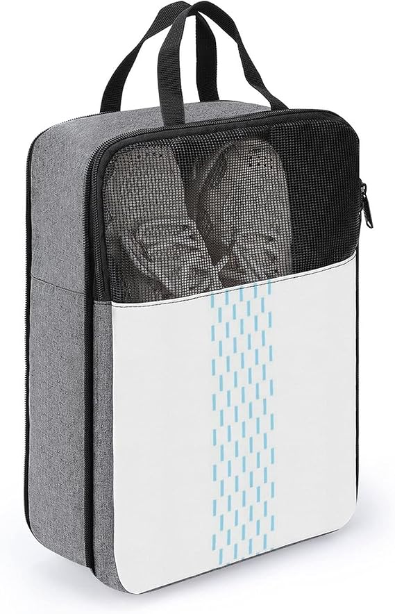 Amazon Co Jp Yzx 淡い青 白いパタモダンーン シューズバッグ シューズケース シューズ袋 シューズ入れ 防塵 おしゃれ かわいい 靴入れ袋 靴袋 上履き入れ 収納 服 ファッション小物