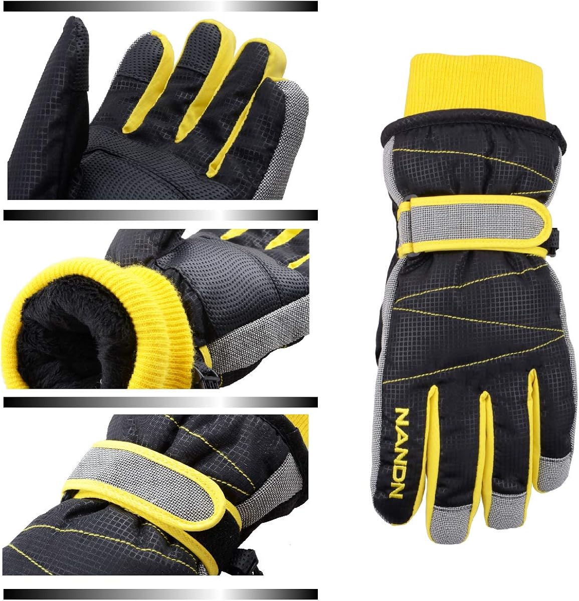 TRIWONDER Kids Ski Gloves Winter Warm Gloves Cold Weather Windproof Snowboard Snow Gloves Boys Girls: Clothing