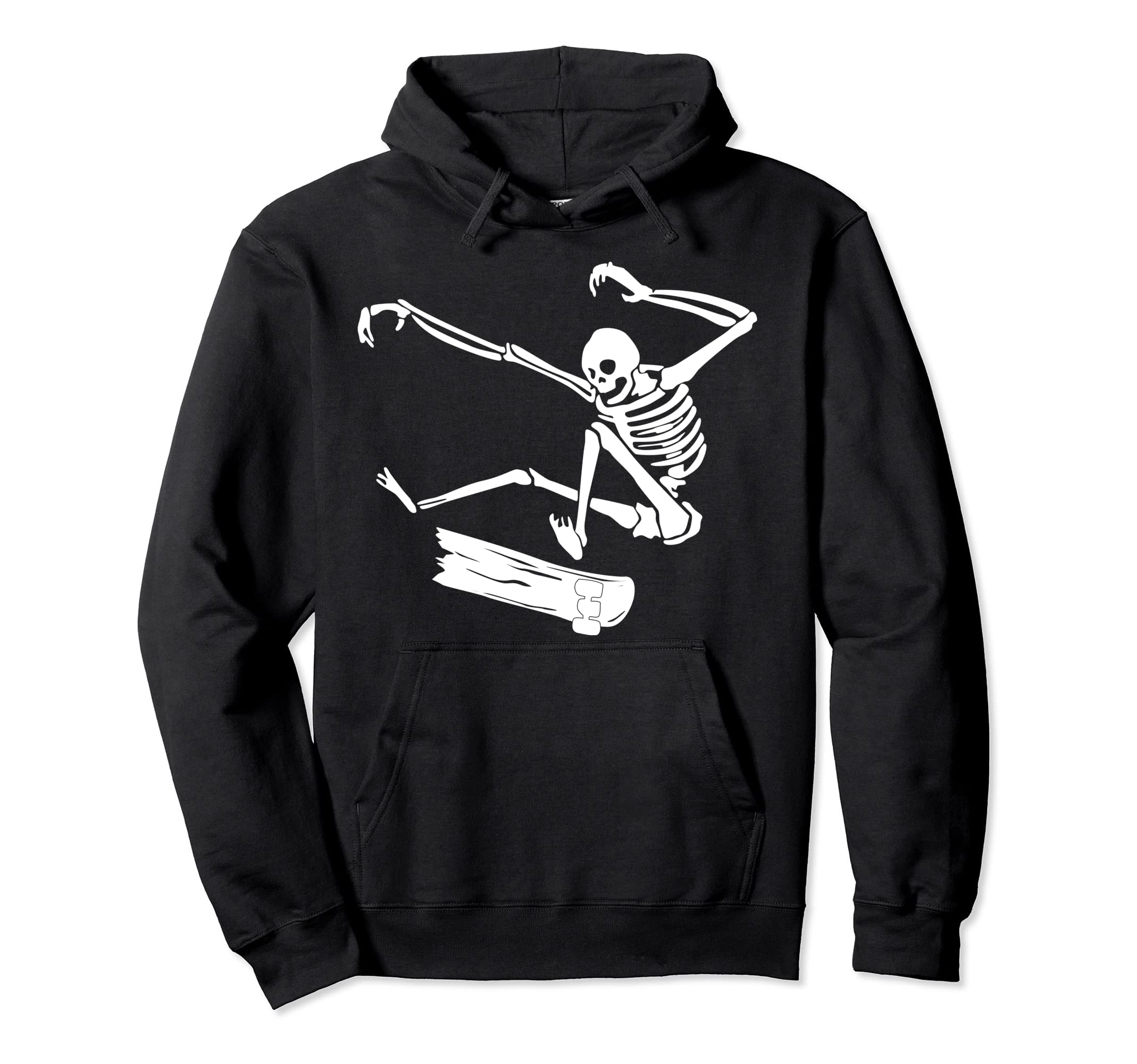 Skateboard skeleton skateboarder skating Pullover Hoodie
