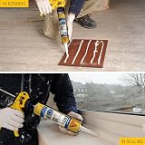 Sika Sikaflex EBT+ Black Adhesive Sealant Filler 300ml Multi-Purpose view 6