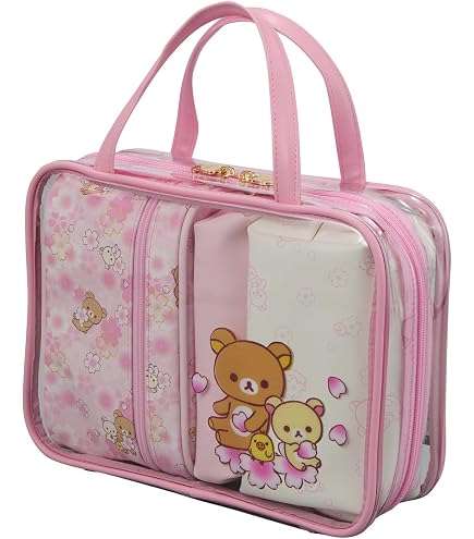 Amazon.com: Rilakkuma 7122 Travel Pouch Set, RK46. Pink Cherry