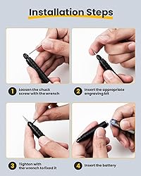 Tarlido Engraving Pen, USB Rechargeable Cordless