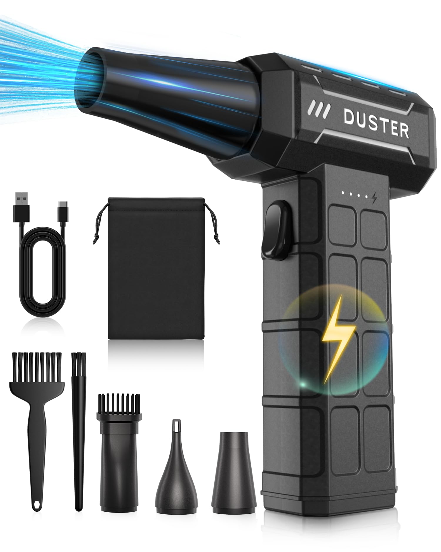 Mua Compressed Air Duster-150,000RPM Electric Cleaner, Rechargeable ...