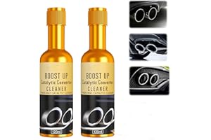GENERIC 2Pcs Catalytic Converter Cleaner,Catalytic Converter Cleaner Kit, Auto Parts Engine, Exhaust System Pipe Carbon Removal Cleaner Treatment Additive Oil,Fuel System Treatment Oil Additive