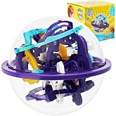 Maze Ball, 3D Interactive Maze Sphere Game (16cm,6.3&rsquo;&rsquo;) with 118 Obstacles | Brain Teaser Game, Educational Toy, Interactive Maze Sphere Game