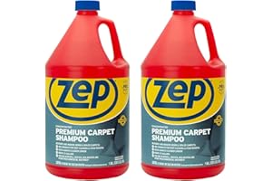 Zep Premium Carpet Cleaner Shampoo - 1 Gallon (Case of 2) ECZUPXC1282 - Pro Strength Deep Cleaning and Stain Removal, Restore