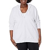 JUST MY SIZE womens Ecosmart Fleece Full-zip Hoodie