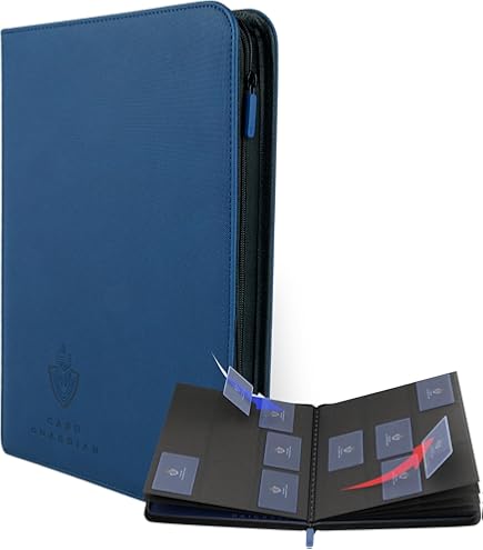 Card Guardian - 9 Pocket Premium Binder with Zipper for 360 Cards