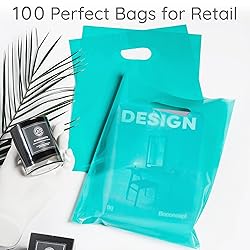 Choice Marts 100 Teal Bags for Small Business