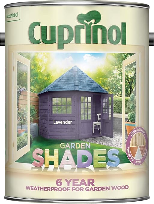 Cuprinol CUPGSLAV5L 5 Litre Garden Shades Paint Lavender Amazon.co