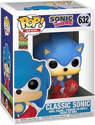 Pop! Jogos 30.º em exibição de Sonic The Hedgehog - Figura de vinil colecionável - Ideia de Presente - Merchandising Oficial - Brinquedos para Crianças e Adultos - Fãs de Videojogos - Boneca de Colecionador