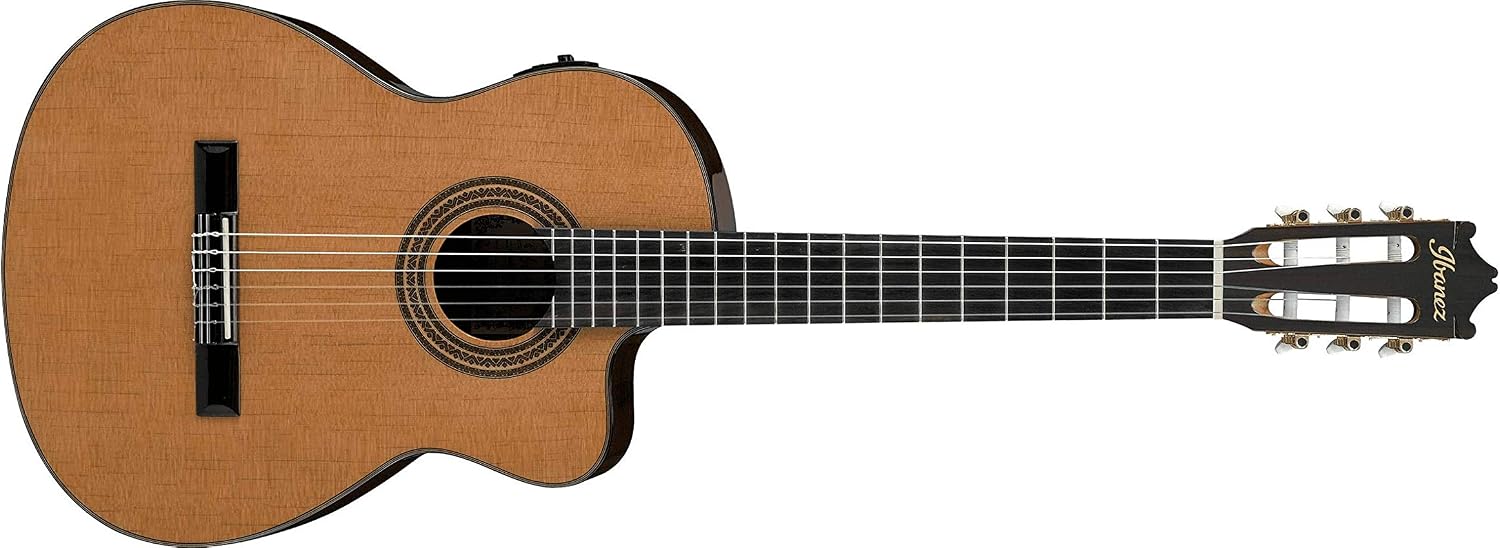 Ibanez GA6CE Amber Electro Classical Guitar, Amber High Gloss, Full - Image 3