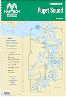 Puget Sound MAPTECH® Waterproof Chartbook 4th Edition