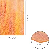 Belle Vous Mosaic Glass Sheets 10 Pack 10x15cm Mixed Colours Textured Stained view 2