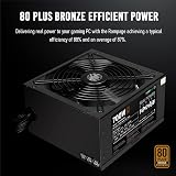 GameMax Rampage 700W Power Supply Non Modular APFC 80 Plus Bronze view 2