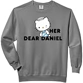 Hello Kitty and Dear Daniel Couples Tee Shirt Comfort Colors Adult Sweatshirt