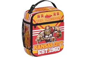 KETBLNB Insulated Lunch Box for Kids Boys Girls, Reusable Insulated Lunch Bags, Football Fans Gifts for Missouri, Lunchbox for Kansas