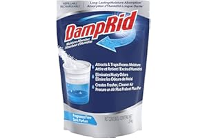 DampRid Moisture Absorber Refill Bag for Can, 2.73 lbs (1.24kg) – Fragrance-Free, Economical Moisture Control Solution, Reduc