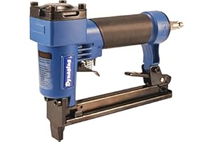 Dynastus Pneumatic Upholstery Staple Gun, 22 Gauge 3/8" Wide Crown Air Stapler Kit, by 1/4-Inch to 5/8-Inch, with Staples