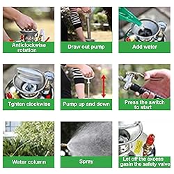 Kweetle 1Gal Stainless Steel Pump Up Sprayer