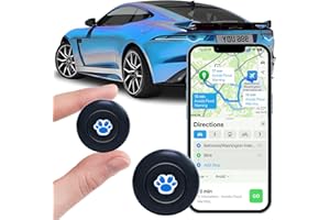 NGXDFL Mini GPS Tracker for Vehicles,Tracker Device for Vehicles No Subscription No Monthly Fee Portable Real-Time Tracking GPS Tracker for Car Kids Dogs Trucks Magnetic GPS Tracking Device