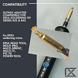 ruthex 2x Soldering Tip adapter for ERSA series