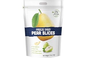 Big Green Organic Food- Freeze-Dried Pear, Healthy Snack, Natural Flavor (3)