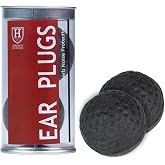 Harrison Howard EaseFit Equestrian Earplugs 4cm Horse Foam Ear Plugs Balls 2PCS for Average-Sized Horse Breeds-Mars Black