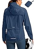 Bikewa Women's Cycling Rain Jackets Waterproof