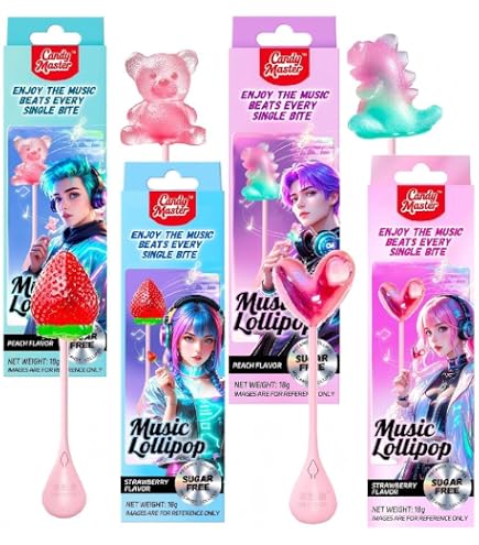 Amazon.com : Amos Music Lollipop Candy, Audio Singing Lollipop