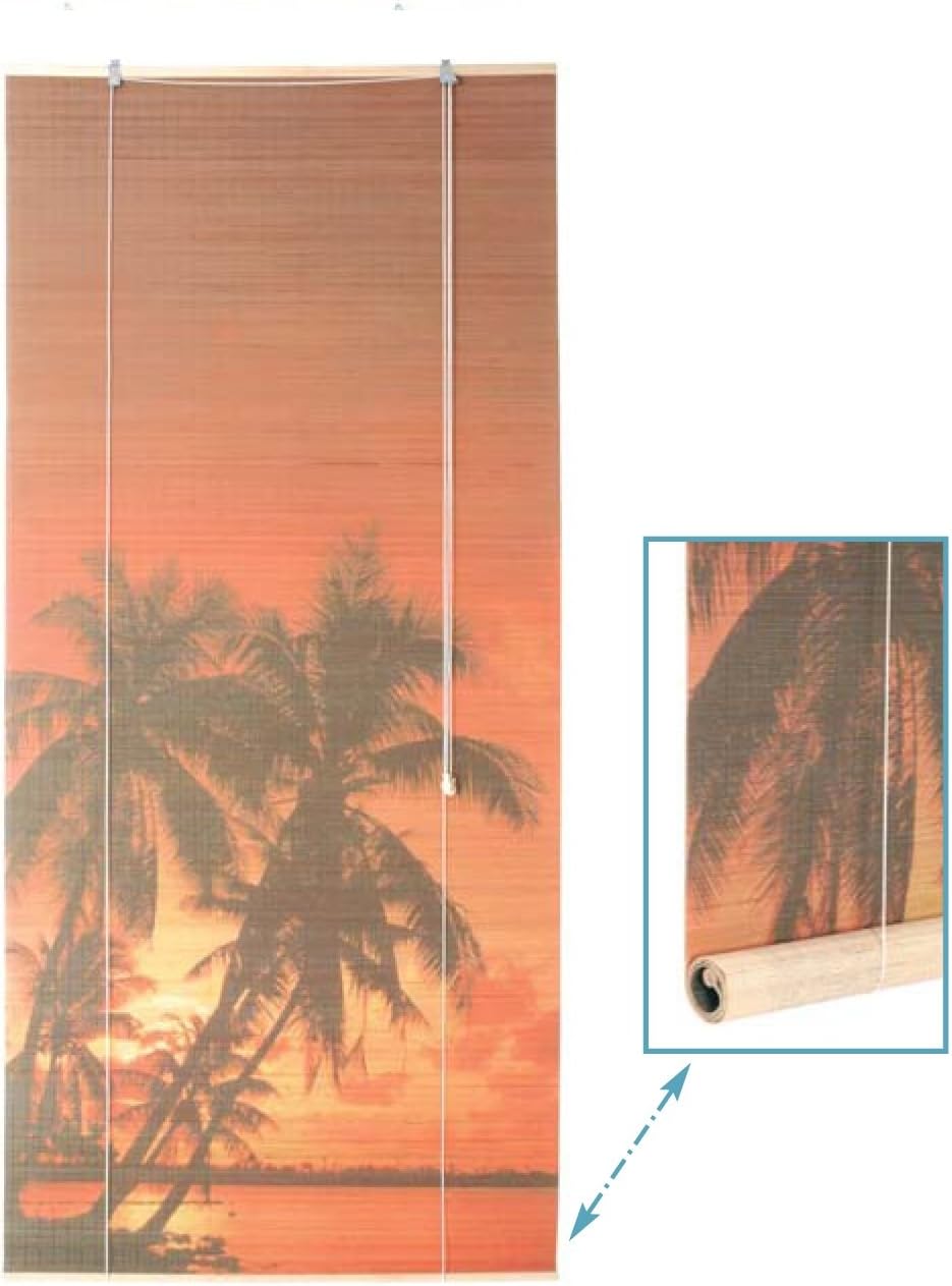 Sunset Canvas Print Room Divider Roller Screen Blind Amazon.co.uk