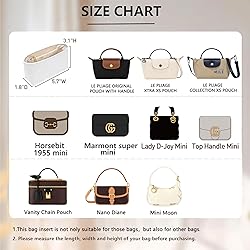 Doxo Upgraded Mini Bag Organizer Insert Compatible