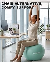 Trideer Professional Exercise Ball Anti-Burst Gym Ball 200kg Pump Included view 5