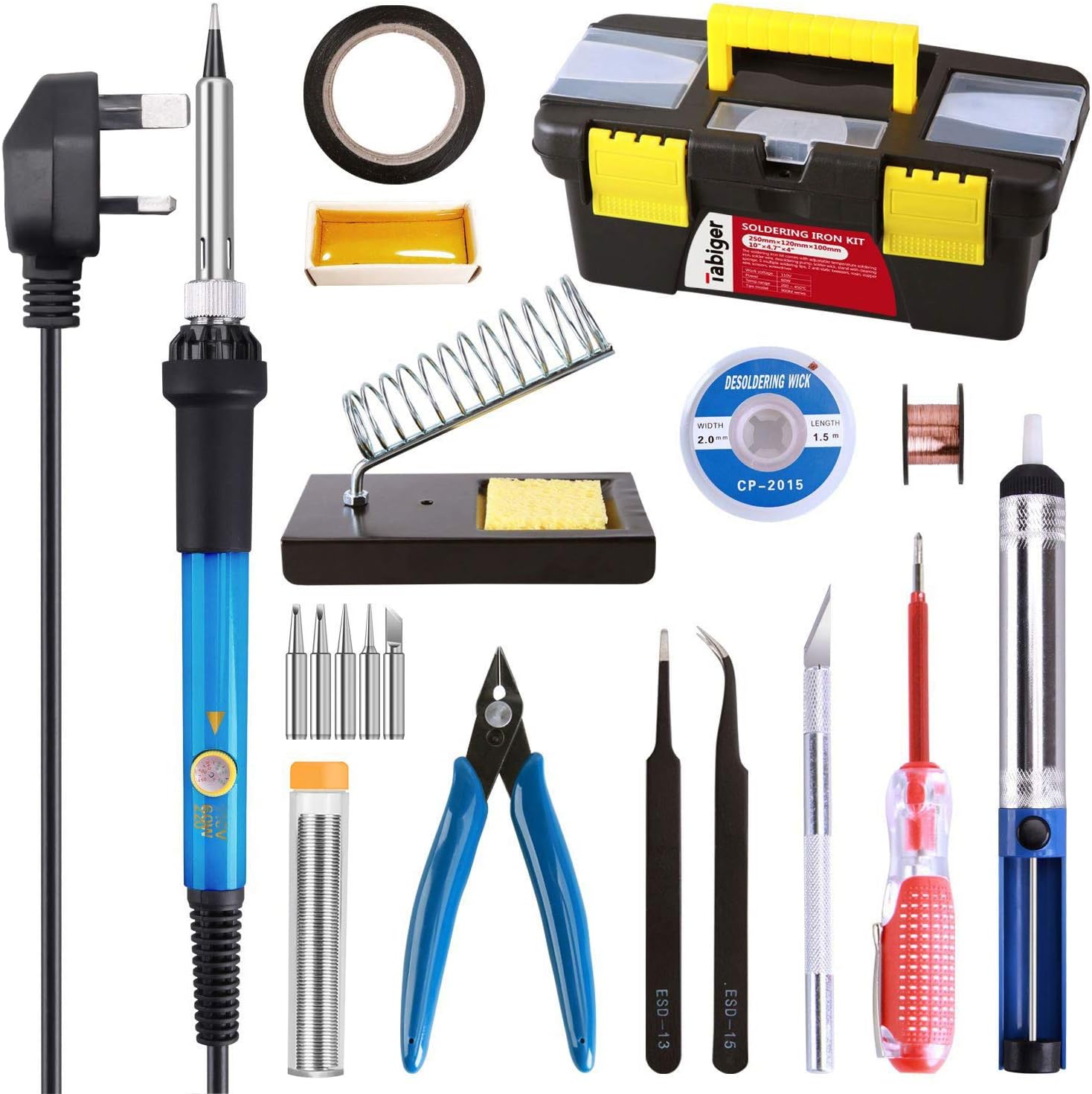 TABIGER Soldering Iron Kit, Upgraded 21in1 Soldering Iron Welding Set