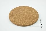 IKEA HEAT Trivet Round Cork Coaster Mat 19 cm Heat Resistant view 3