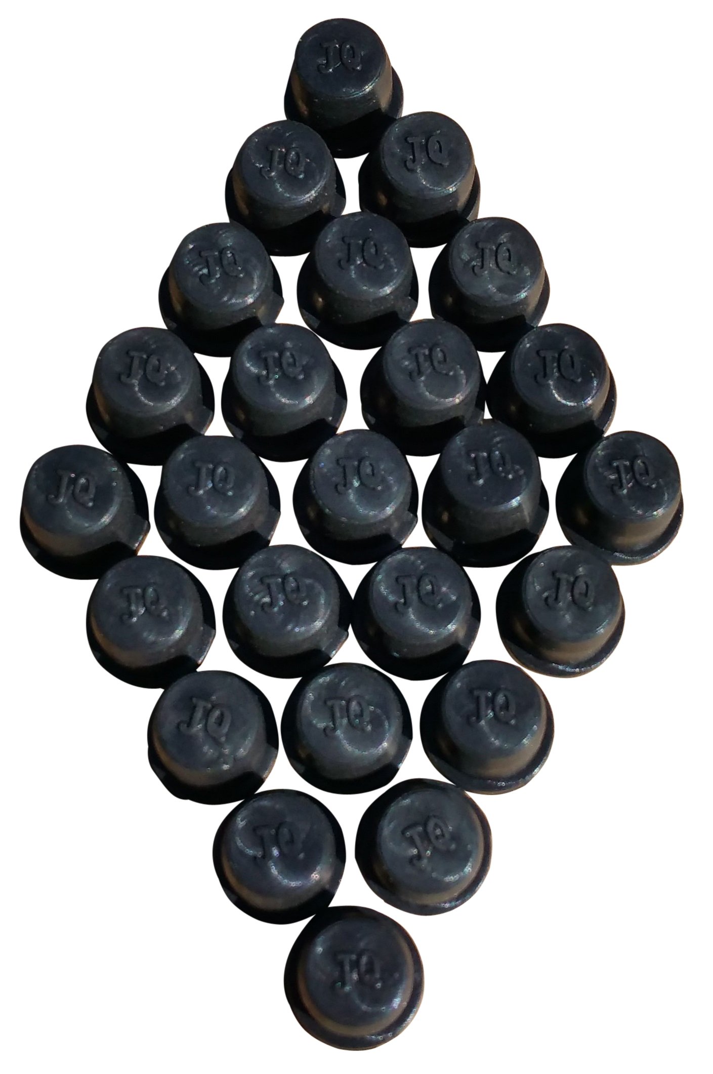 (25 Pack) Brake Bleeder Screw Caps Grease Zerk Fitting Cap Rubber Dust