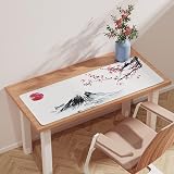 EFISH Japanese Cherry Blossom White Extended Large Mouse Pad 31.5x11.8x0.12 view 3