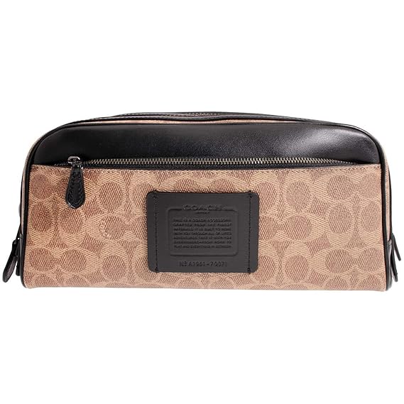 coach leather dopp kit