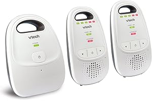 VTech DM112-2 Safe & Sound Digital Audio Baby Monitor With Two Parent Units