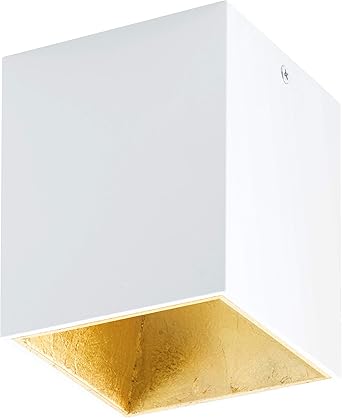 EGLO LED Deckenleuchte Polasso, 1 flammige Deckenlampe, Material