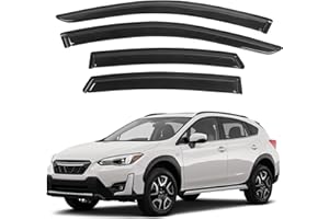 IG Window Visor for Subaru Crosstrek 2018-2023 & Impreza Hatchback 2017-2023, Rain Guard Tape-On Extra Durable Side Vent Wind