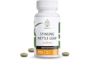Teliaoils Stinging Nettle Leaf Tablets (150 Capsules) | 900mg Wild Harvest Nettle Extract Per Tablet | Natural Herbal Supplement | Supports Healthy Histamine Levels & Respiratory Health