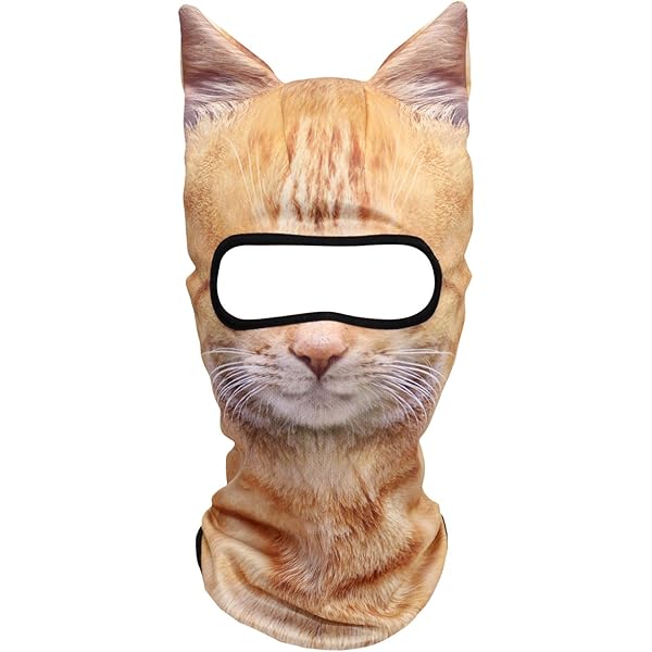 Maschera Viso Di Carta A Forma Di Gatto - Versione 3, Pronta Da - Foto 8