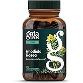 Gaia Herbs Rhodiola Rosea - Stress Support Supplement Traditionally for Supporting Healthy Stamina & Endurance - with Siberian Rhodiola Root Extract* - 120 Vegan Liquid Phyto-Caps (120 Servings)