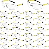 Salfboy Safety Glasses for Men Women ANSI Z87.1 Safety Glasses Bulk Protective Eyewear Scratch-Resistant