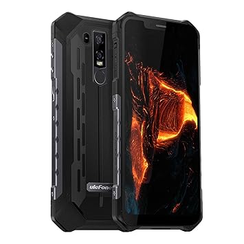 Ulefone Armor 6, 128GB Outdoor Handy Dual SIM Globale LTE IP69K Smartphone 6.2 Zoll 6GB RAM Android 8.1 Wasserdicht FrontKame