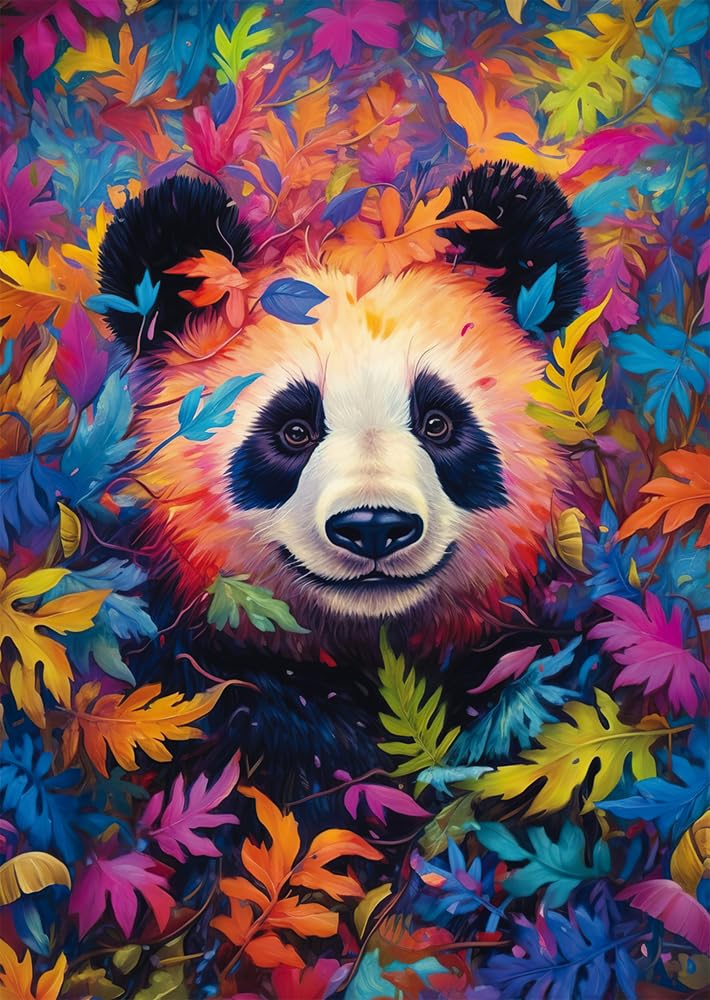 Schmidt | Panda in the Rainbow Forest (1000 Pieces) | Jigsaw Puzzle | Ages 14+ | 1+ Players