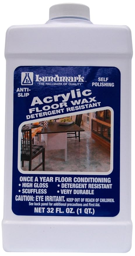 Lundmark Wax Acrylic Floor Wax 32 Ounce By Lundmark Wax Company