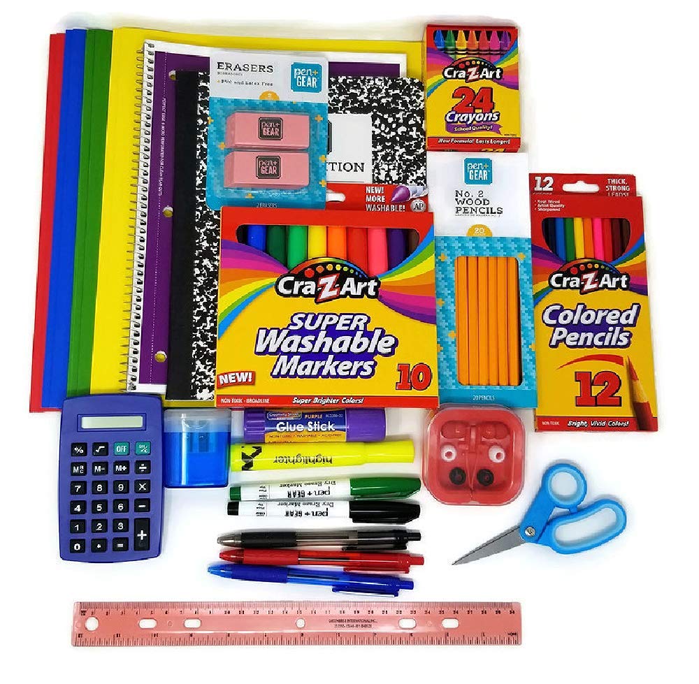 Back to School Supplies, Essential Bundle - 4th through 7th Grades amazon.com wishlist