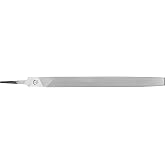 PFERD Flat Hand File, American Pattern, Double Cut, Rectangular, Coarse, 14" Length, 1-11/32" Width, 5/16" Thickness - Part 11016